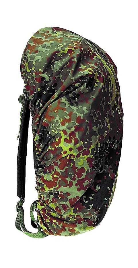 Mil-Tec Flecktarn Rucksack Waterproof Camouflage Cover for Hunting Fishing Backpack size up to 130 Liters