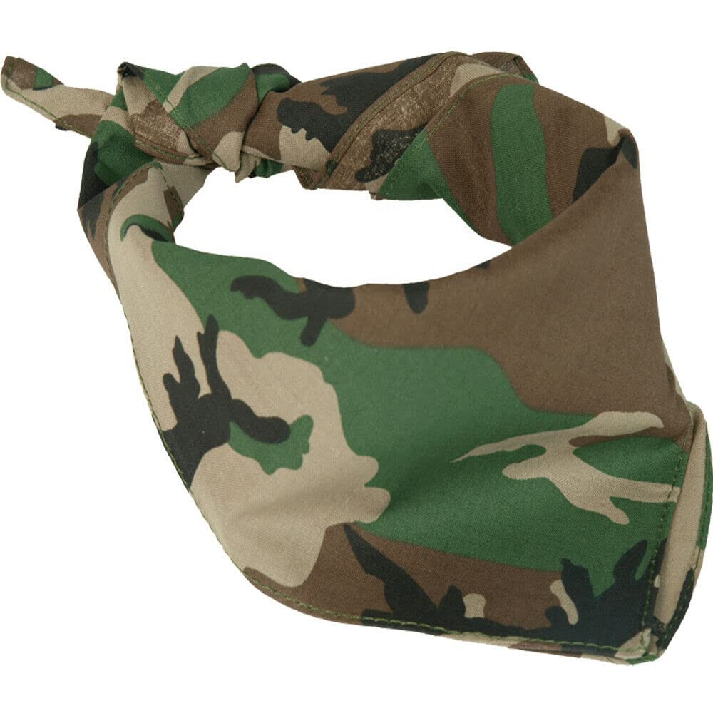 Mil-Tec Bandana, Woodland Camo, One Size, 12605020