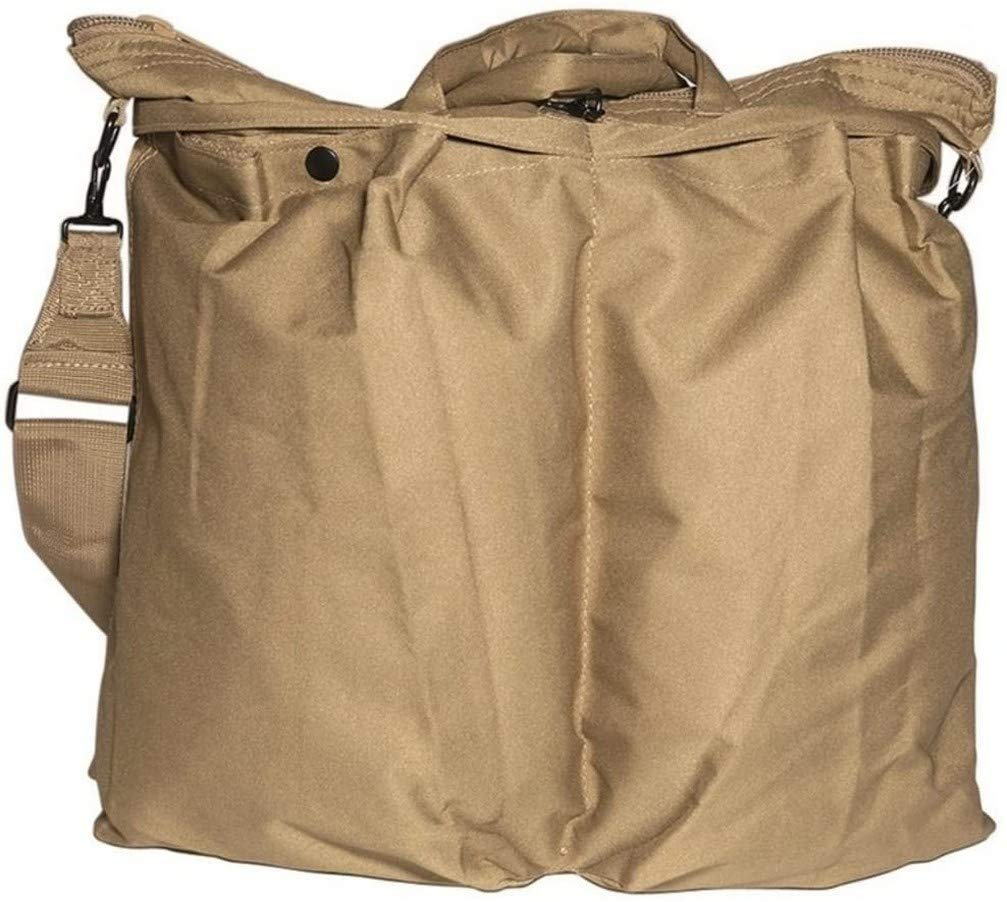 Mil-Tec Unisex Flyer Helmet Bag Functional Secure Rugged Tactical Outdoor Hiking Zippered Bag with Removable Carrying Strap