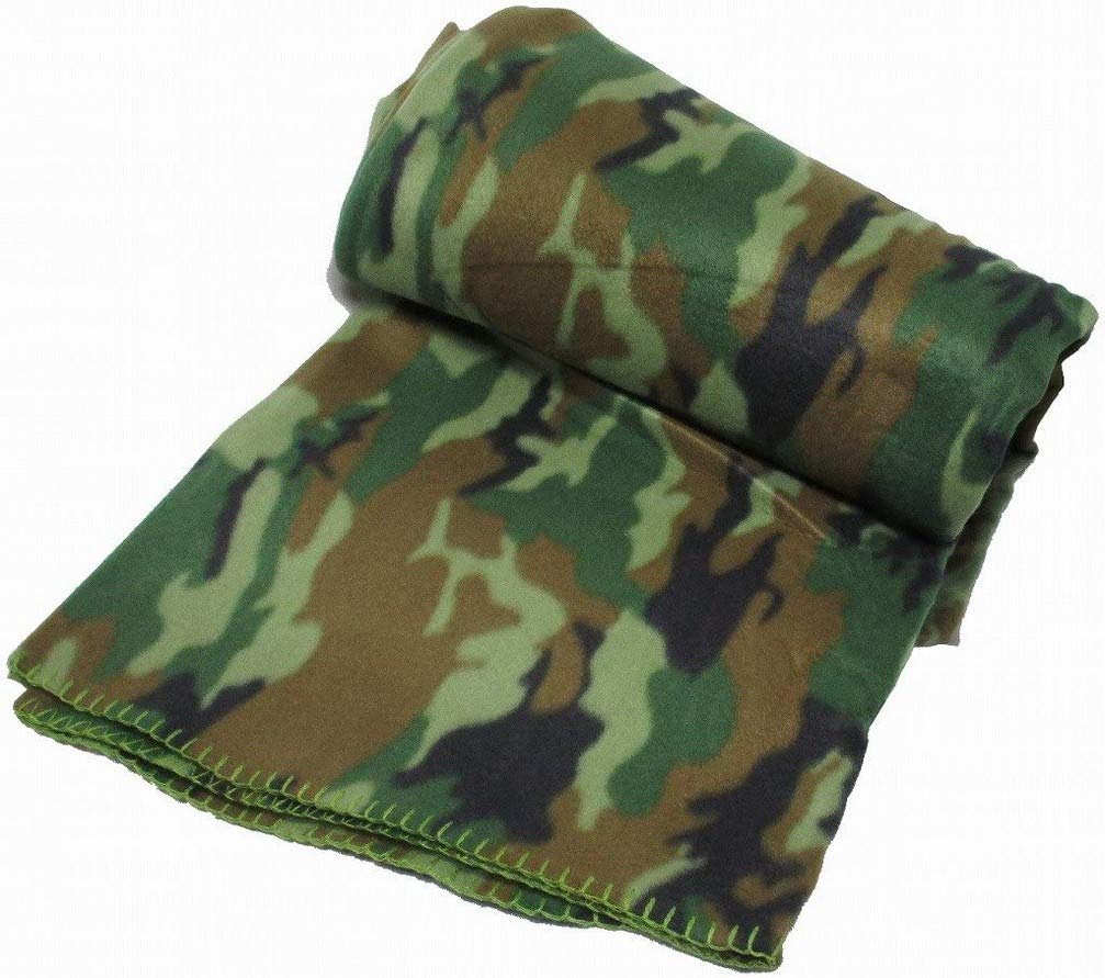 Mil-Tec Fleece Blanket (79" x 59") (Woodland)