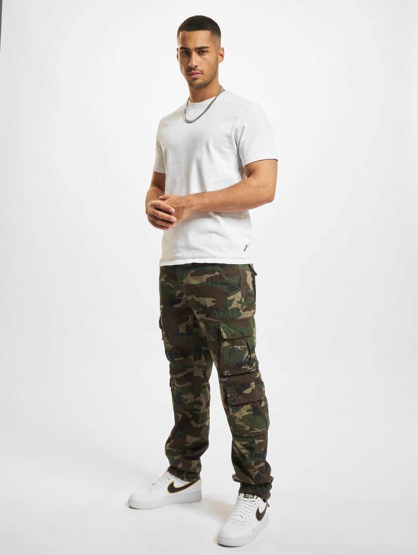 Brandit Outdoor Army Cargo Pure Slim-Fit Pants Wood camo - XXL