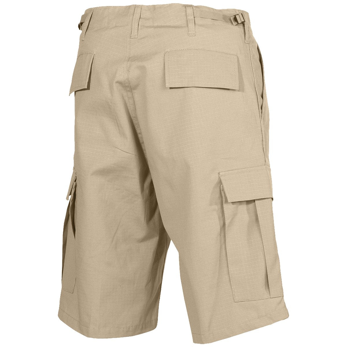 MFH Men's US BDU Bermuda Shorts Ripstop Khaki Size L