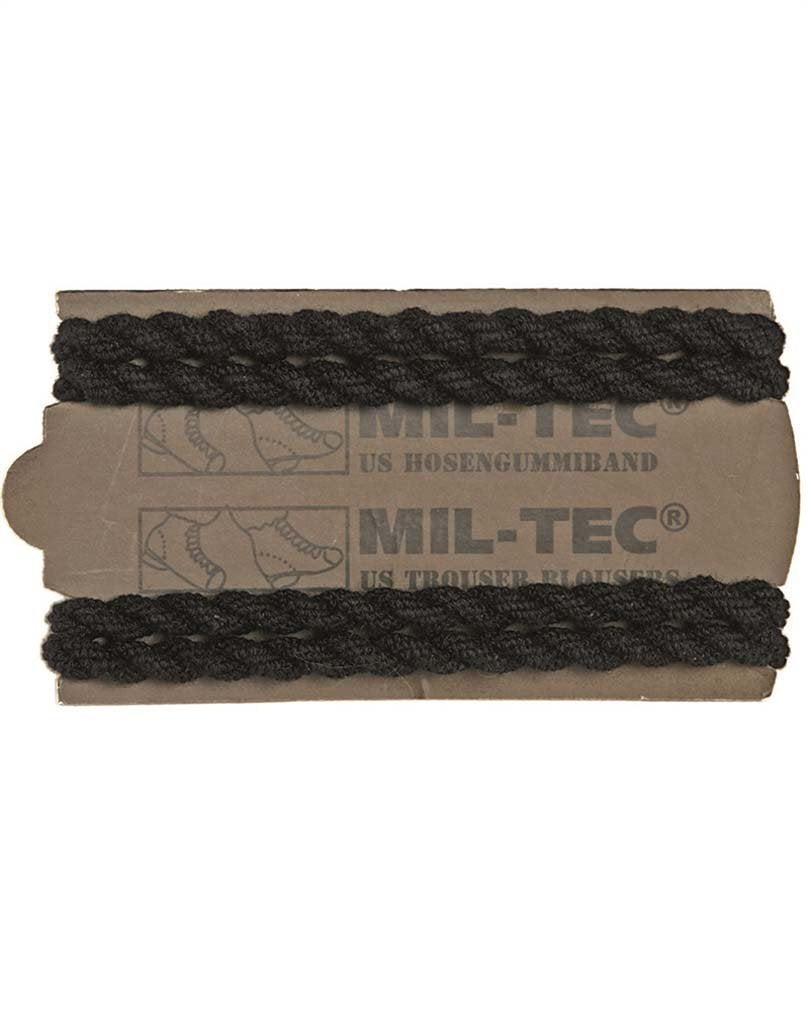 Mil-Tec US Elastic Trouser Twisters 2 Pairs Black