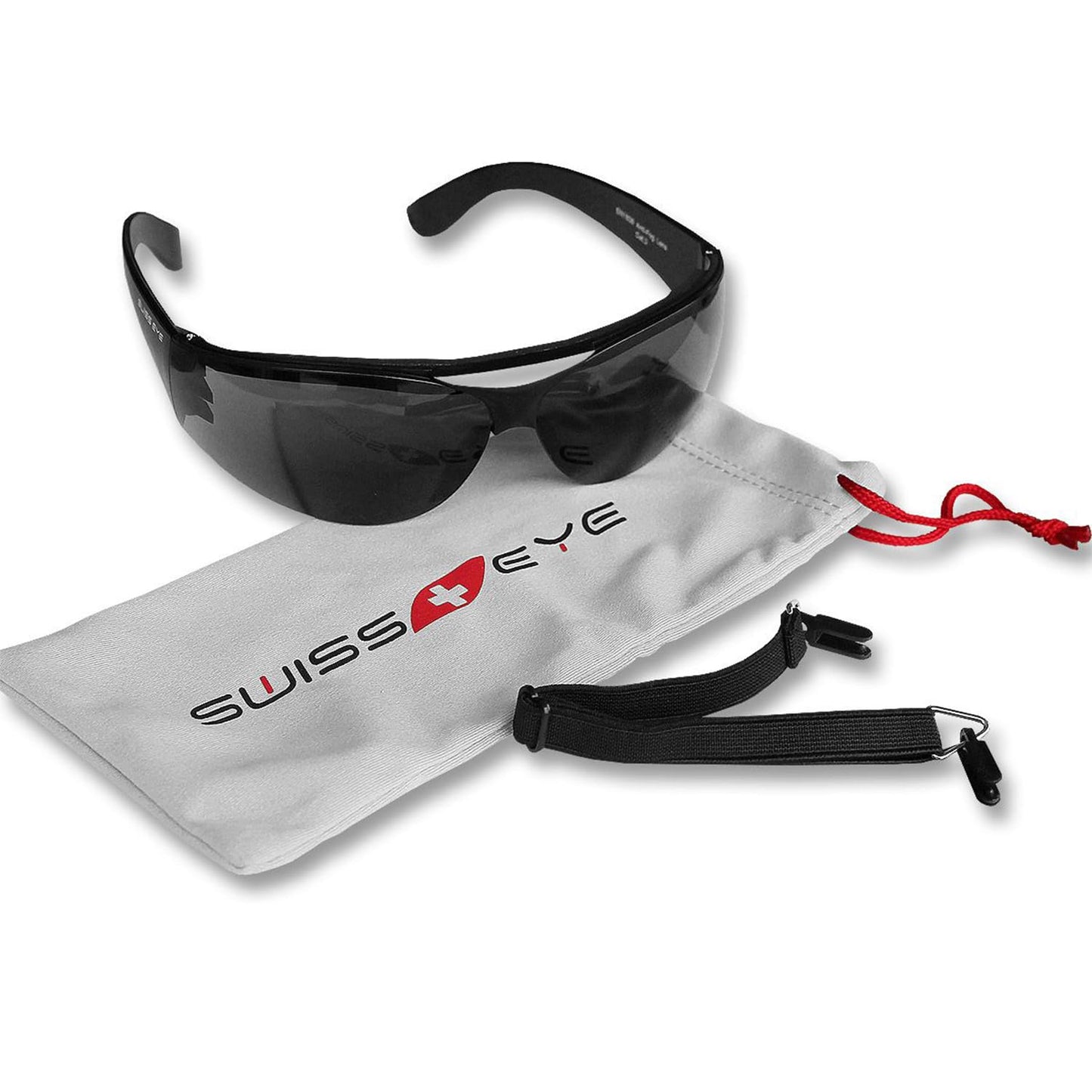 SWISSEYE Outbreak Protector Sports Sunglasses (100% UVA, UVB and UVC protection, shatterproof, ribbed temples, sweatband)