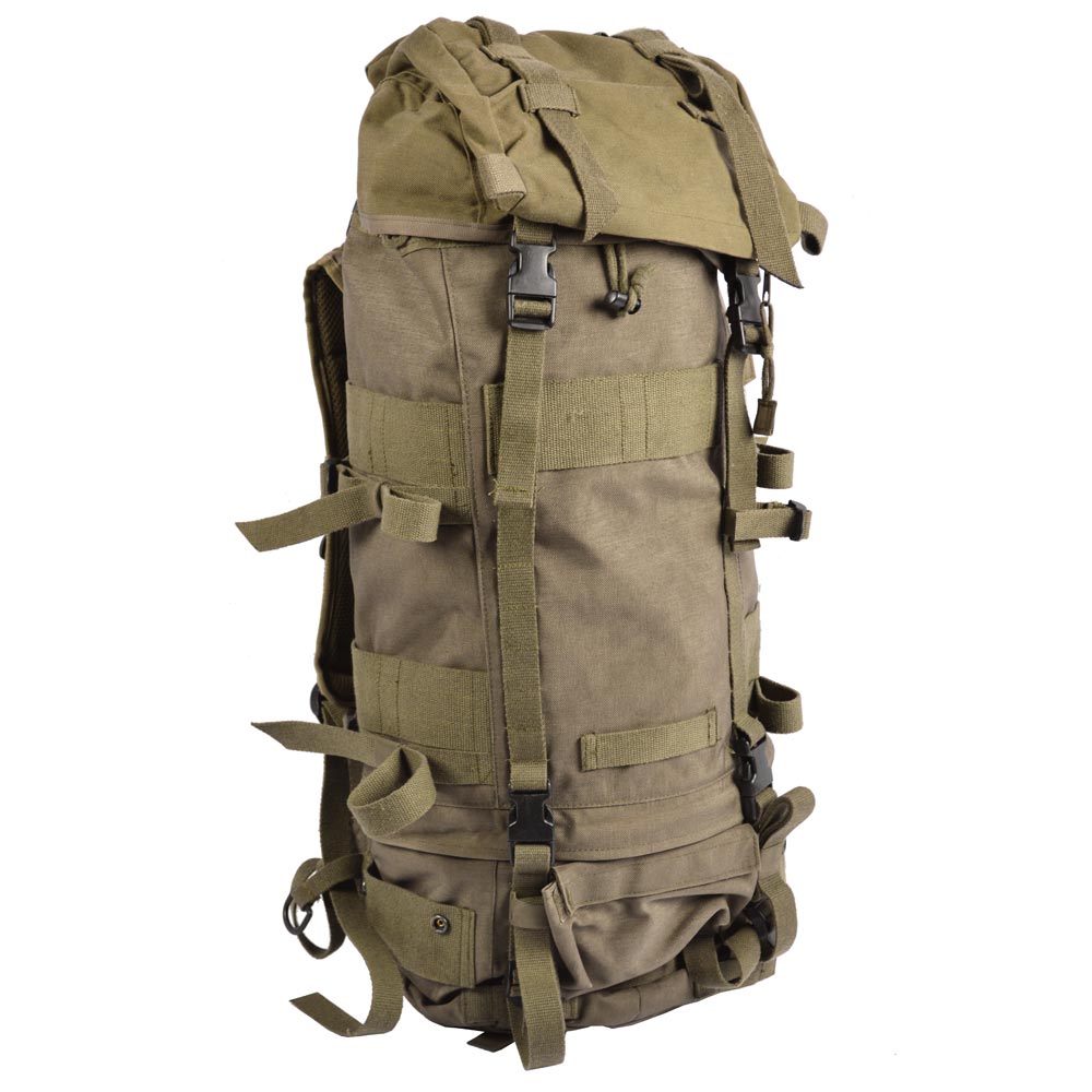 Austrian Army Backpack with Carrying System OD Green Military Surplus Used 40L