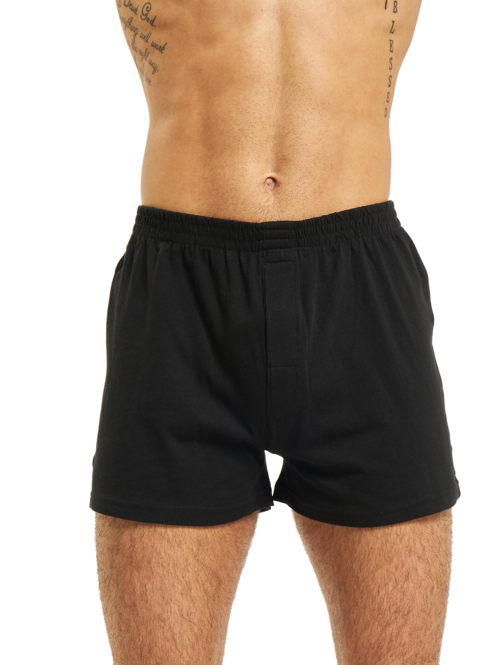 Brandit Men’s Boxer Shorts Olive – 100% Cotton Comfortable Underwear