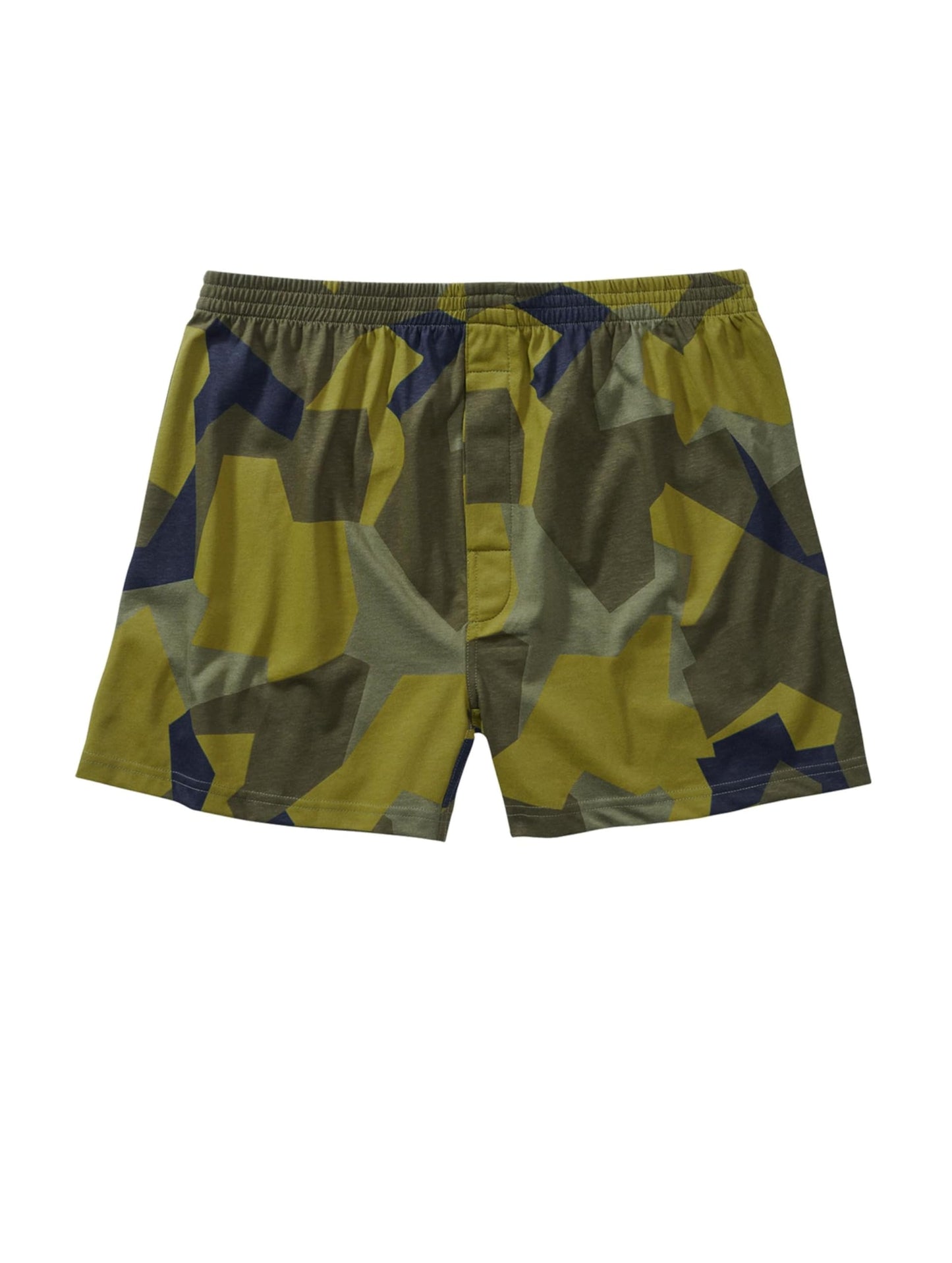 Brandit Men’s Loose-Fit Boxer Shorts Swedish Camo 4XL – Cotton Underwear