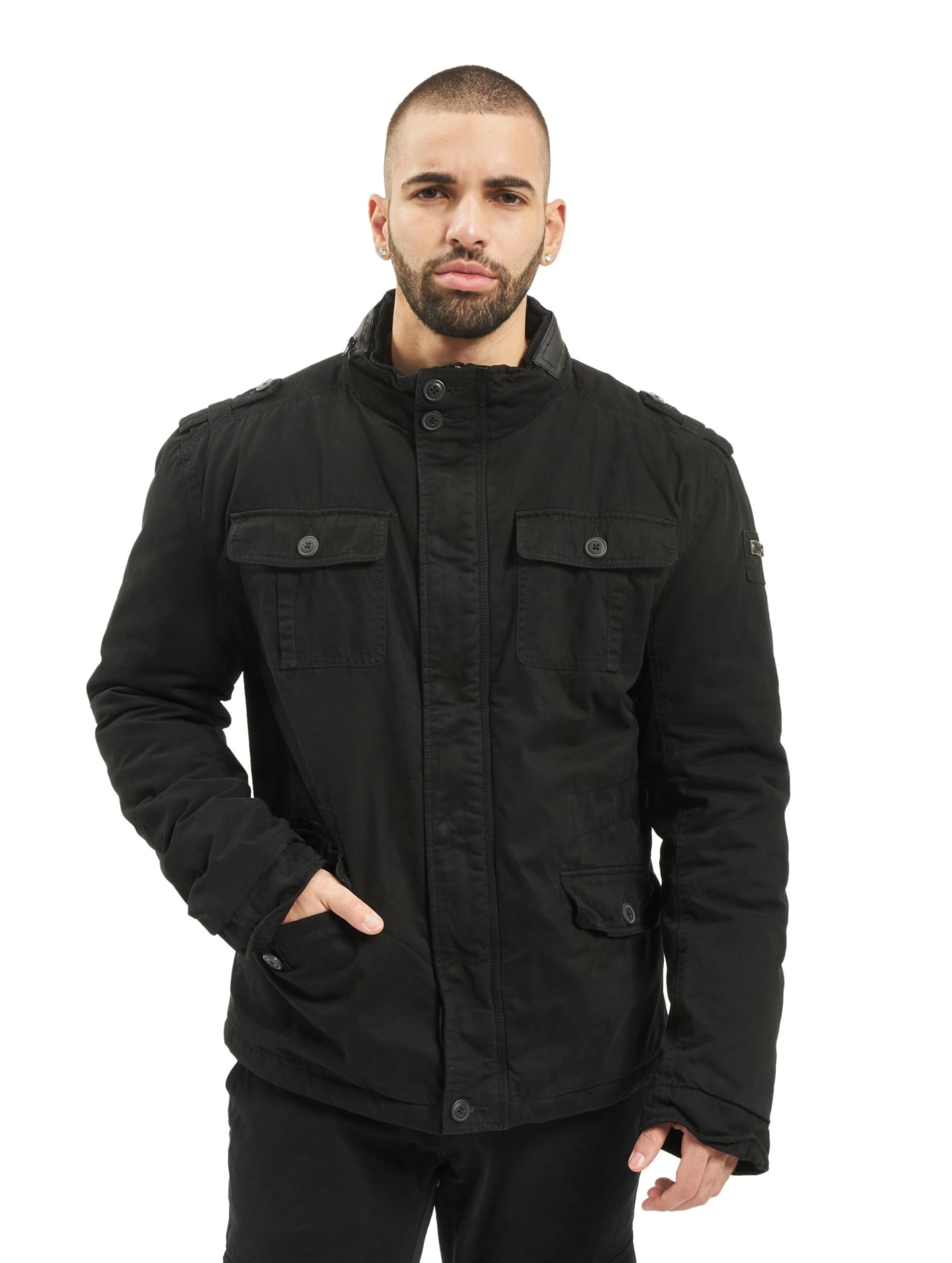 Brandit Britannia Winter Jacket Olive – Men’s Military Field Coat
