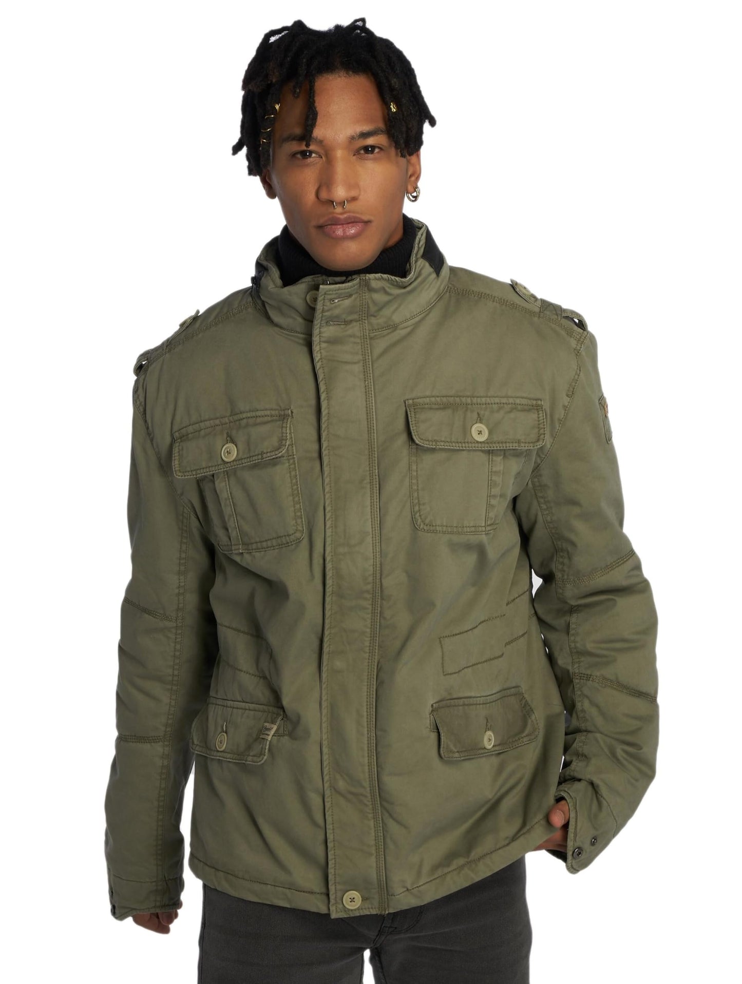 Brandit Men's Britannia Winter Jacket Olive