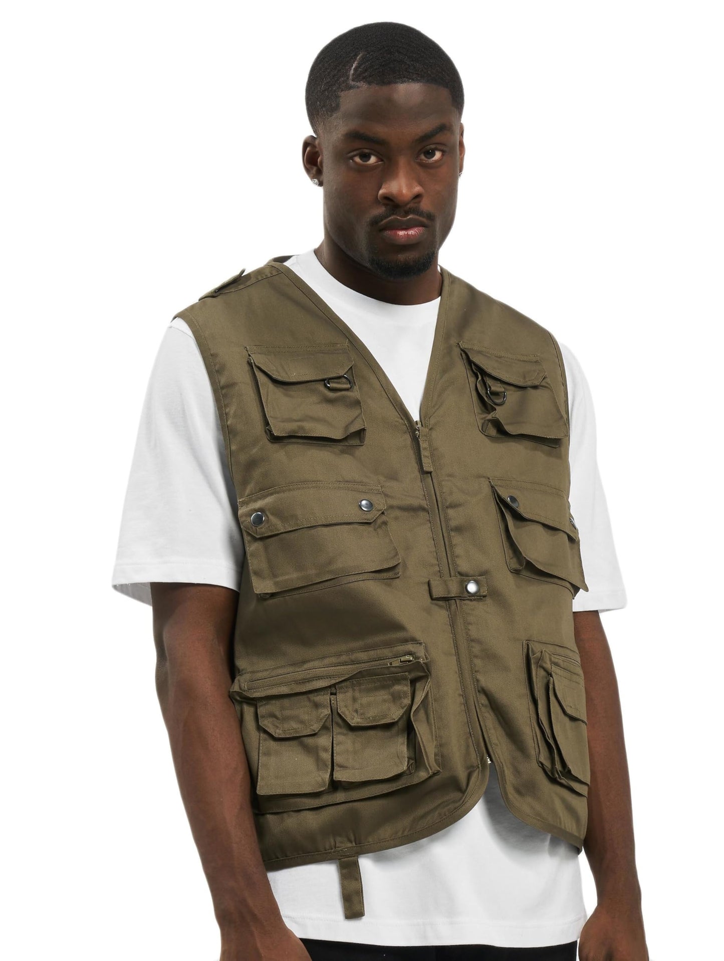Brandit Men's Hunting Vest Olive Size XXL