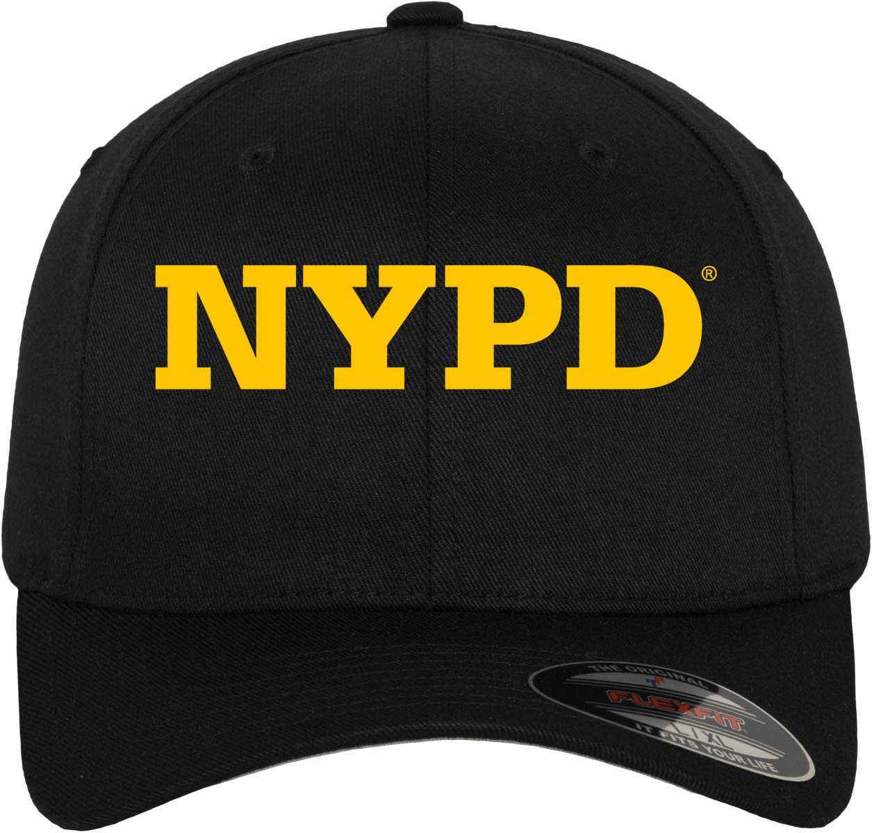 Merchcode NYPD 3D Logo Flexfit Cap Black S/M – Official Baseball Hat