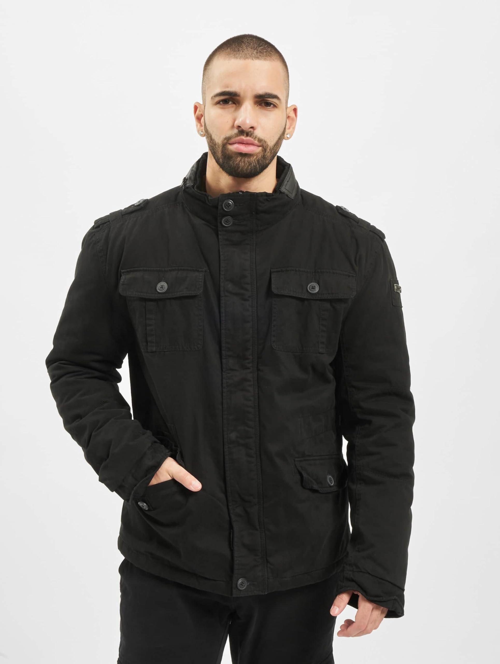 Brandit Britannia Winter Jacket Olive – Men’s Military Field Coat