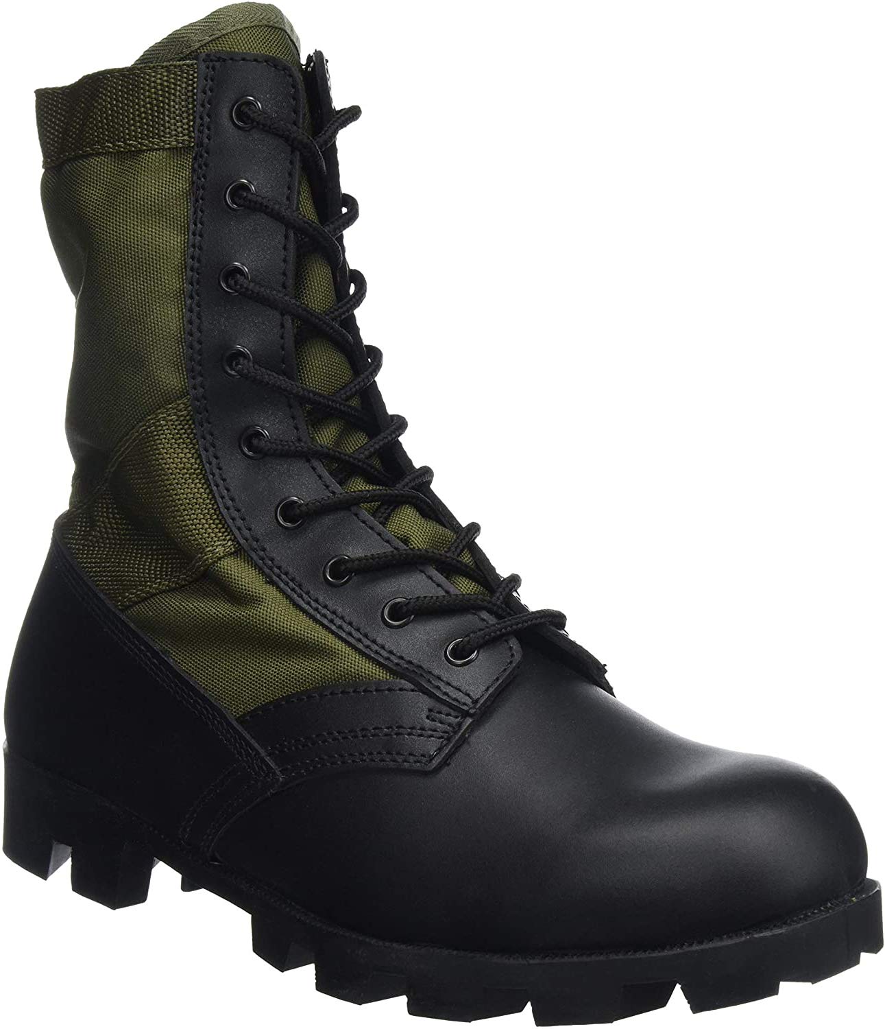 CamoOutdoor US Army Combat Vietnam Era Jungle Mens Boots Military Panama Sole Olive