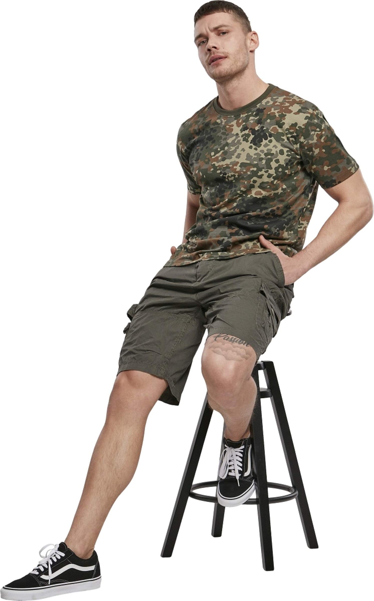 Brandit Men's T-Shirt Flecktarn Size 5XL