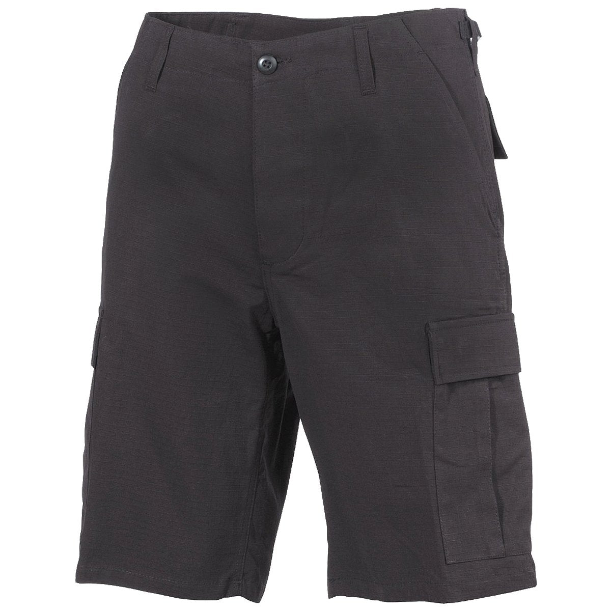 MFH Men's US BDU Bermuda Shorts Ripstop Black Size XXL