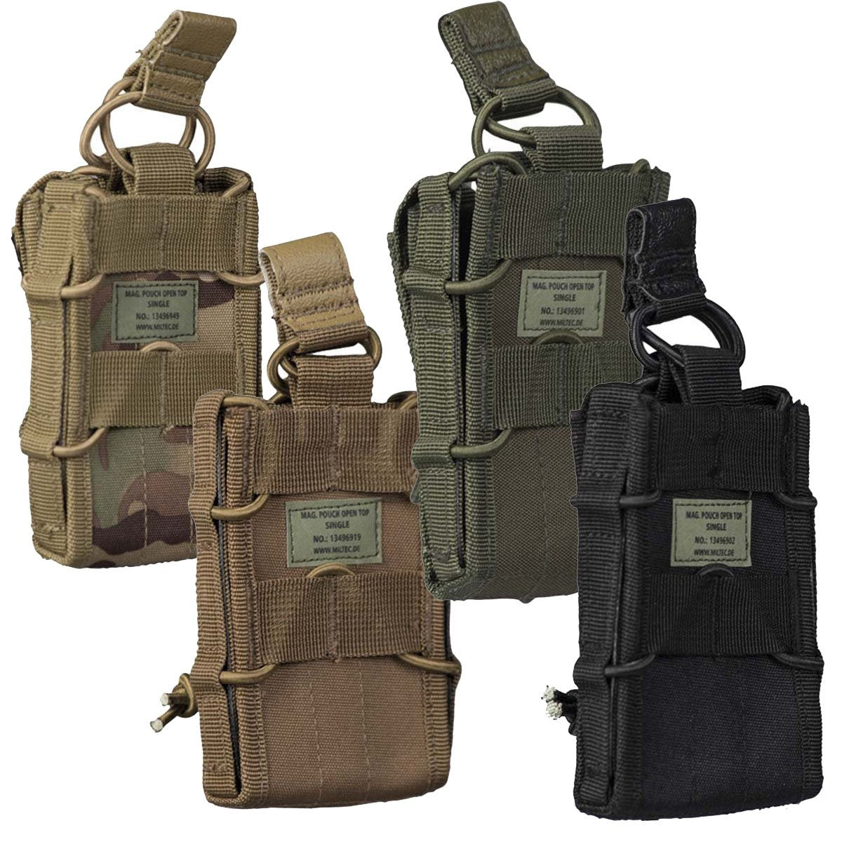 Mil-Tec Open Top Magazine Pouch Single Coyote