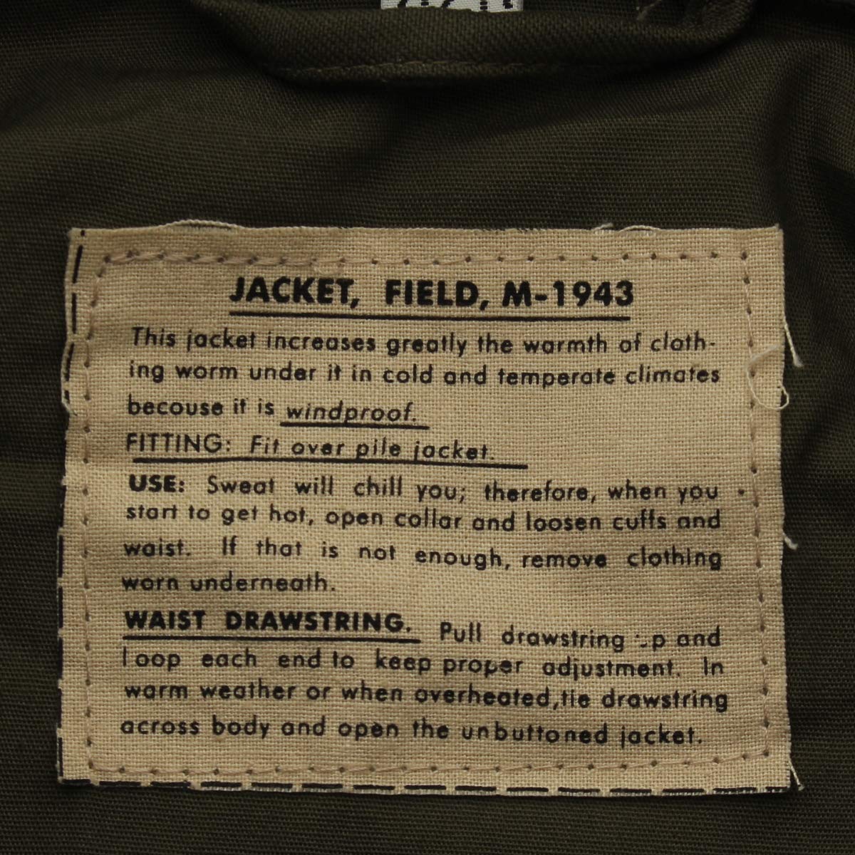Mil-Tec Replica American M43 Jacket