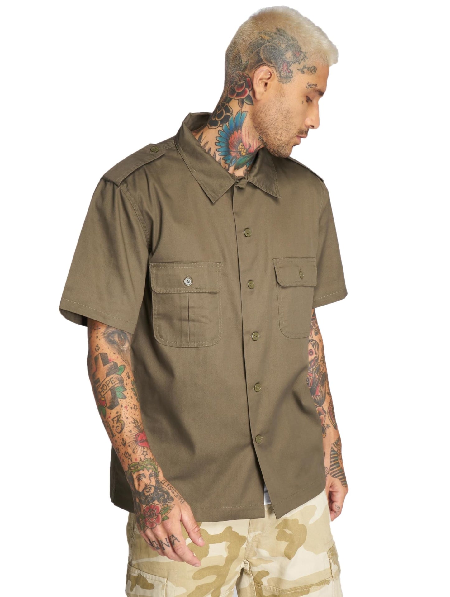 Brandit Men's Rugged Shirt Short Sleeve