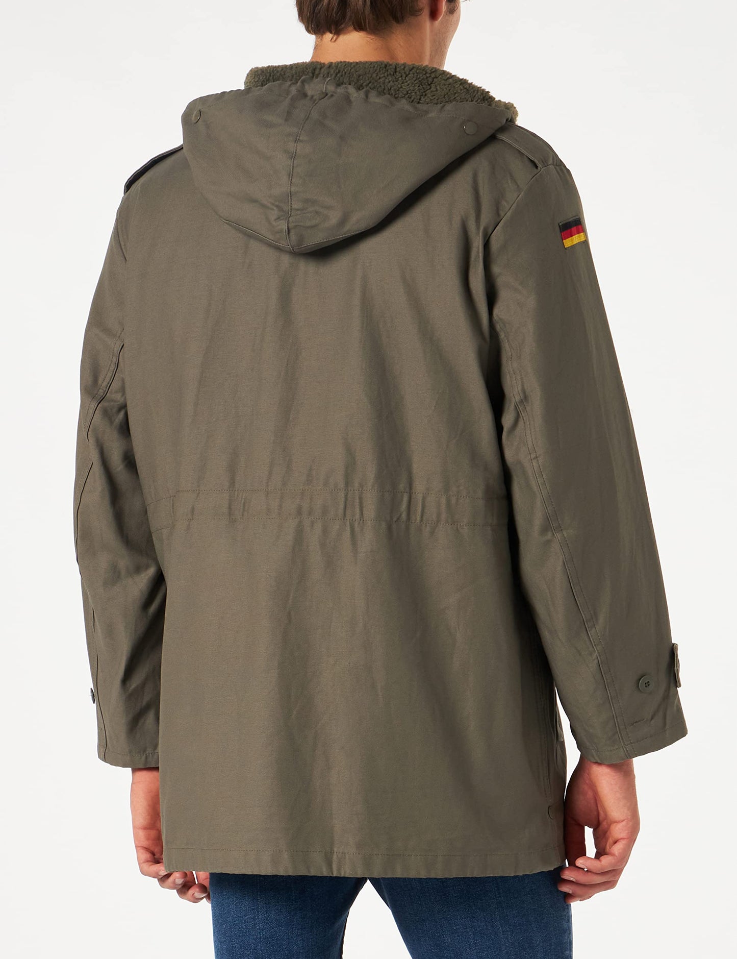 CamoOutdoor Men's German Army Classic Parka Military Combat Jacket Coat with Liner