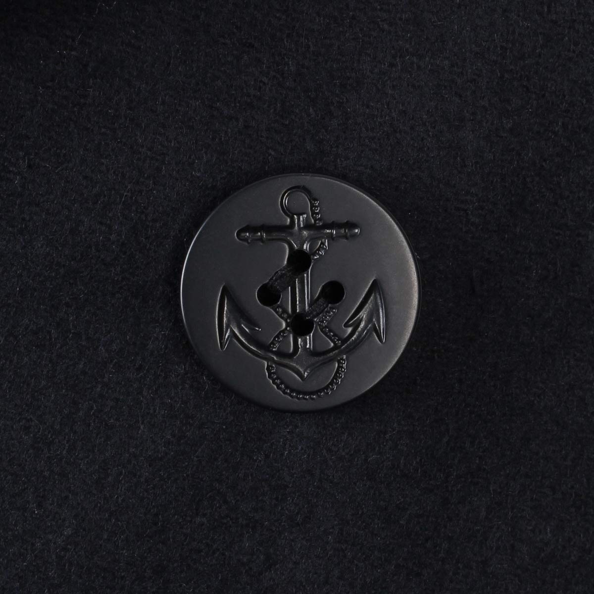 Mil-Tec US Navy Men’s Pea Coat – Dark Blue Wool Blend Jacket