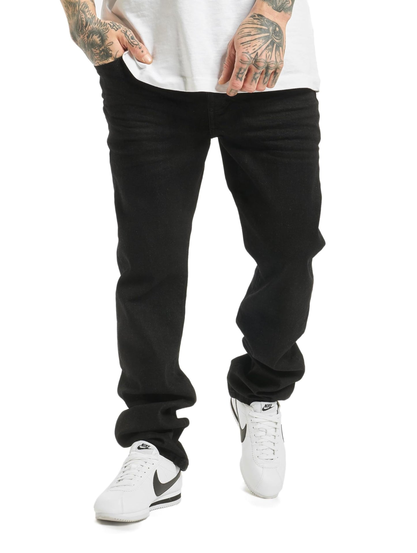 Brandit Men's Mason Denim Pants Unwashed Black Size 31W 34L