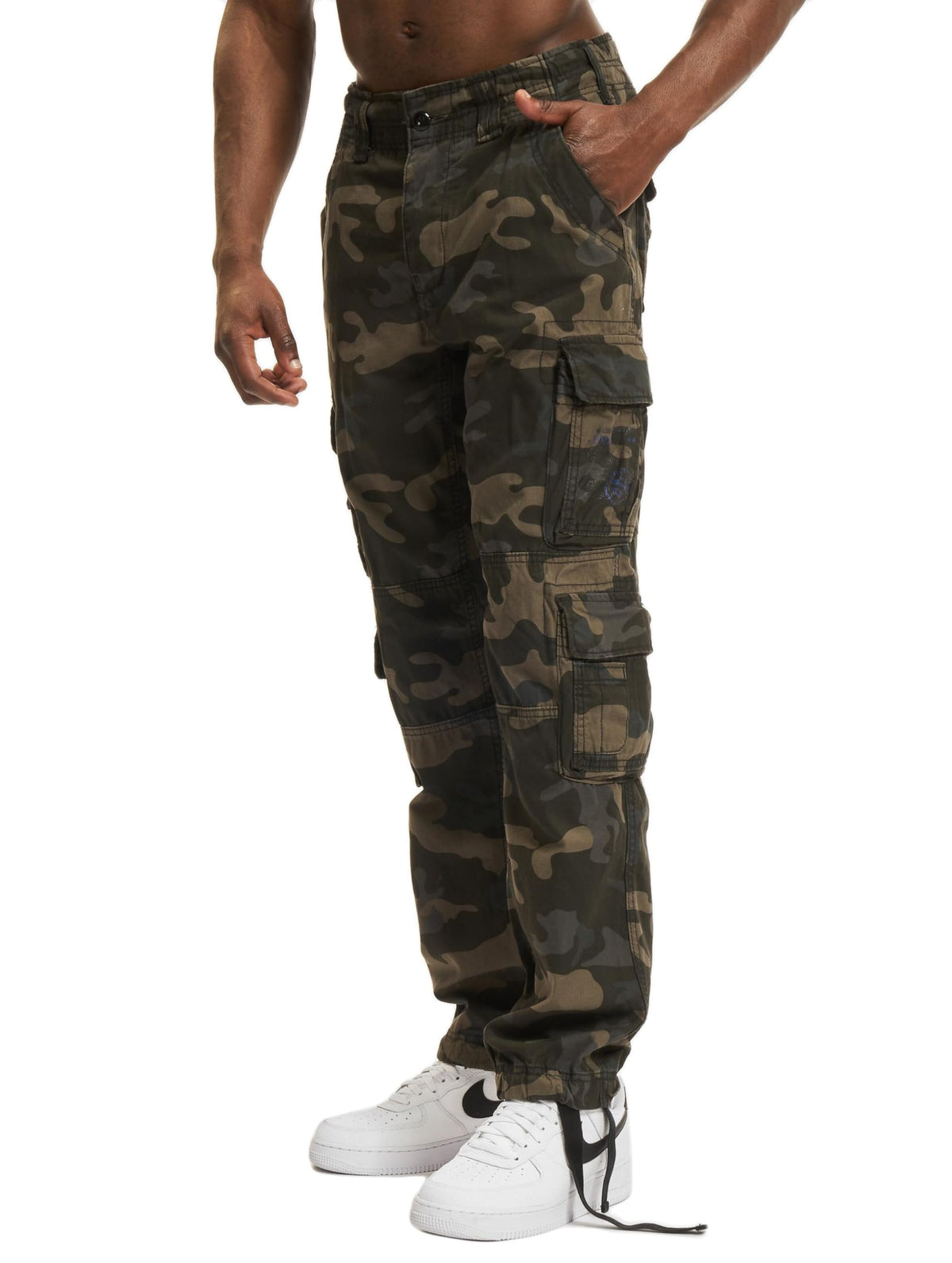 Brandit Pure Slim Fit Pants Dark Camo