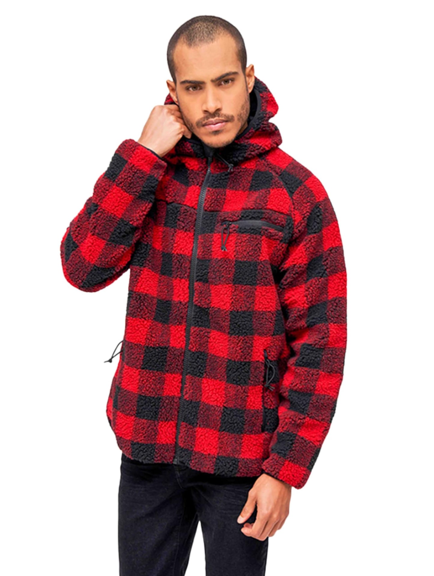 Brandit Men's Teddyfleece Worker Jacket Olive