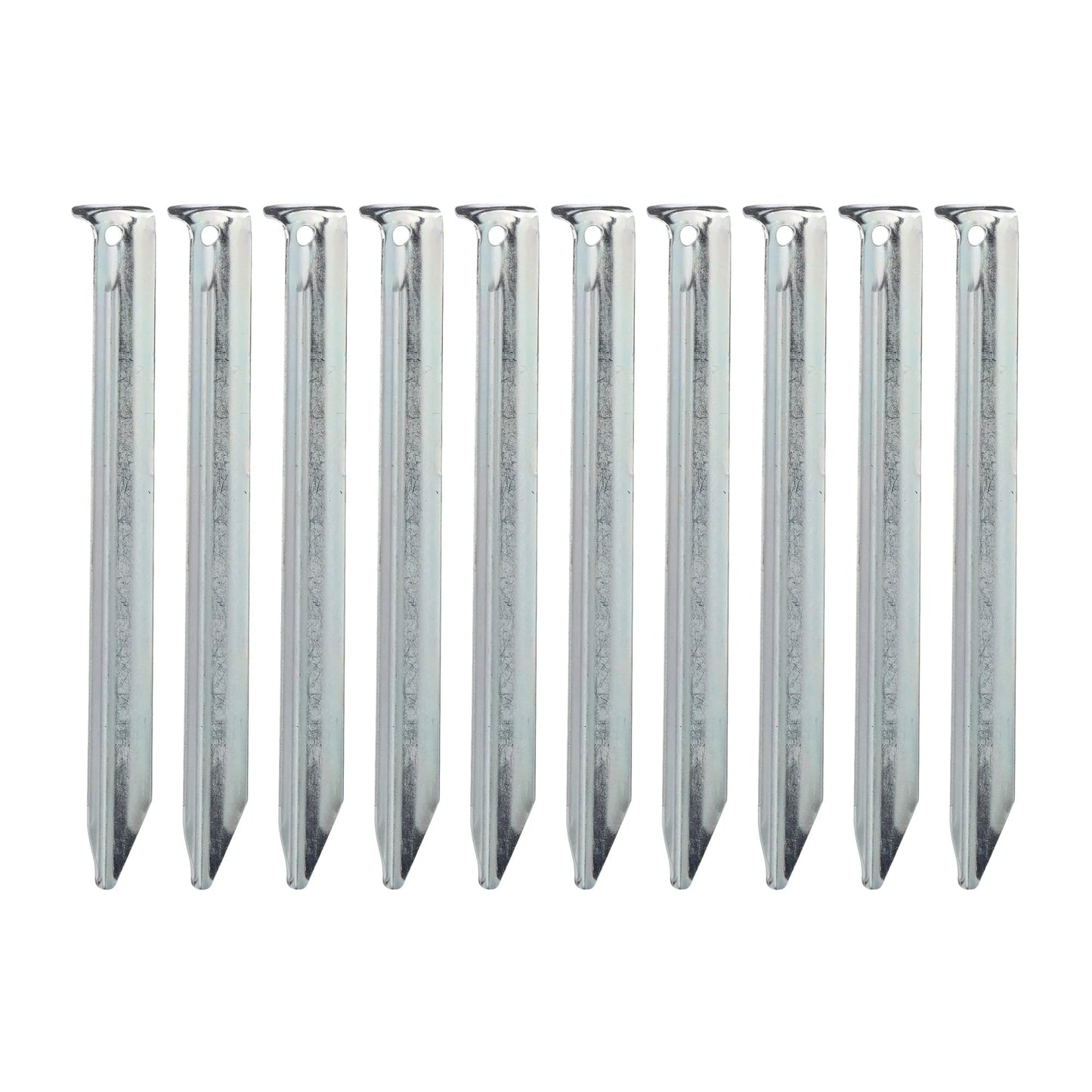 Mil-Tec 18cm Steel Tent Pegs - Pack of 10