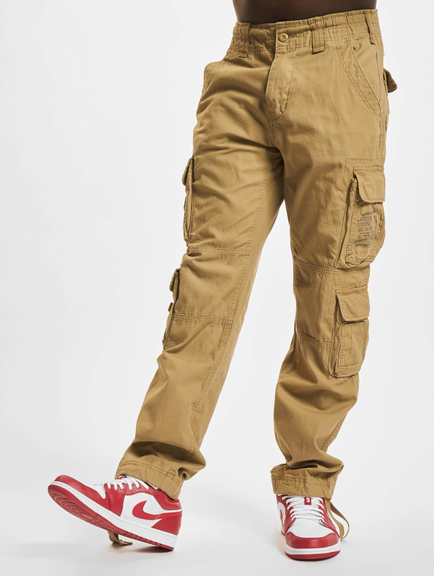Brandit Men's Pure Slim Fit Trousers Olive