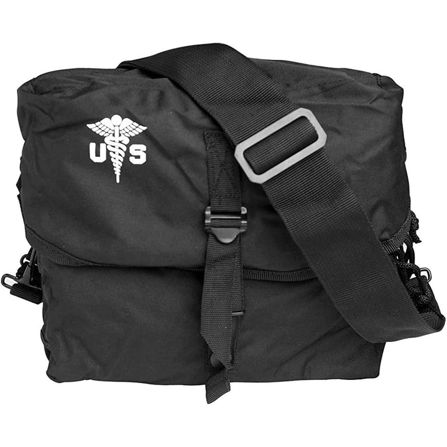 Mil-Tec Unisex Medical Kit Bag - Functional Rugged Tactical Outdoor Camping Hiking Handbag with Strap System & Medical Badge