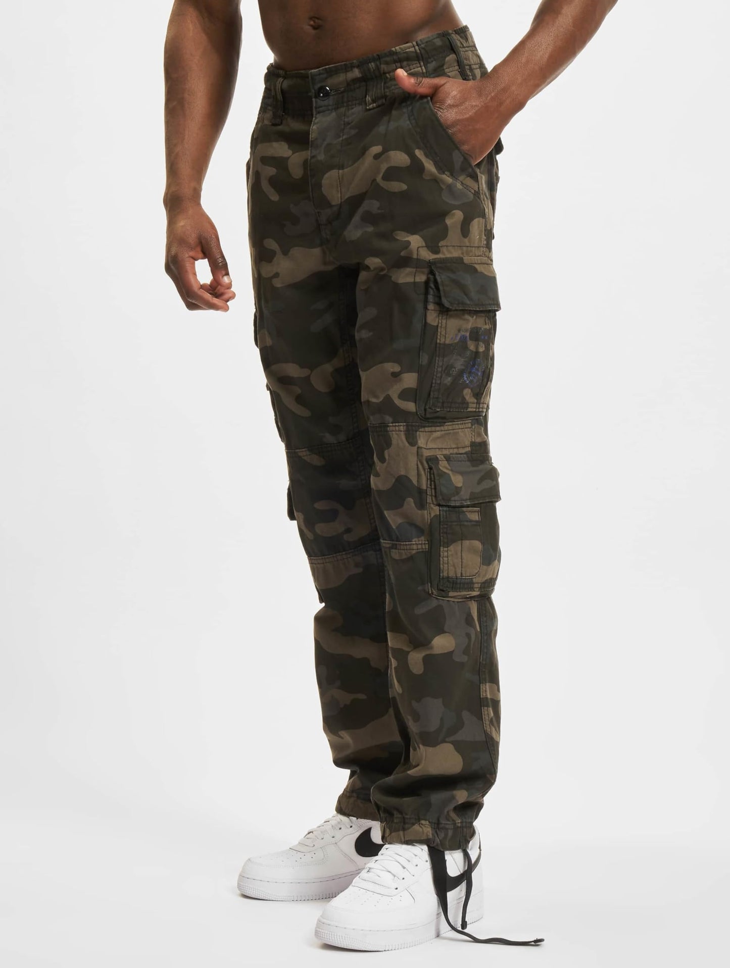 Brandit Outdoor Army Cargo Pure Slim-Fit Pants Dark camo - XXL