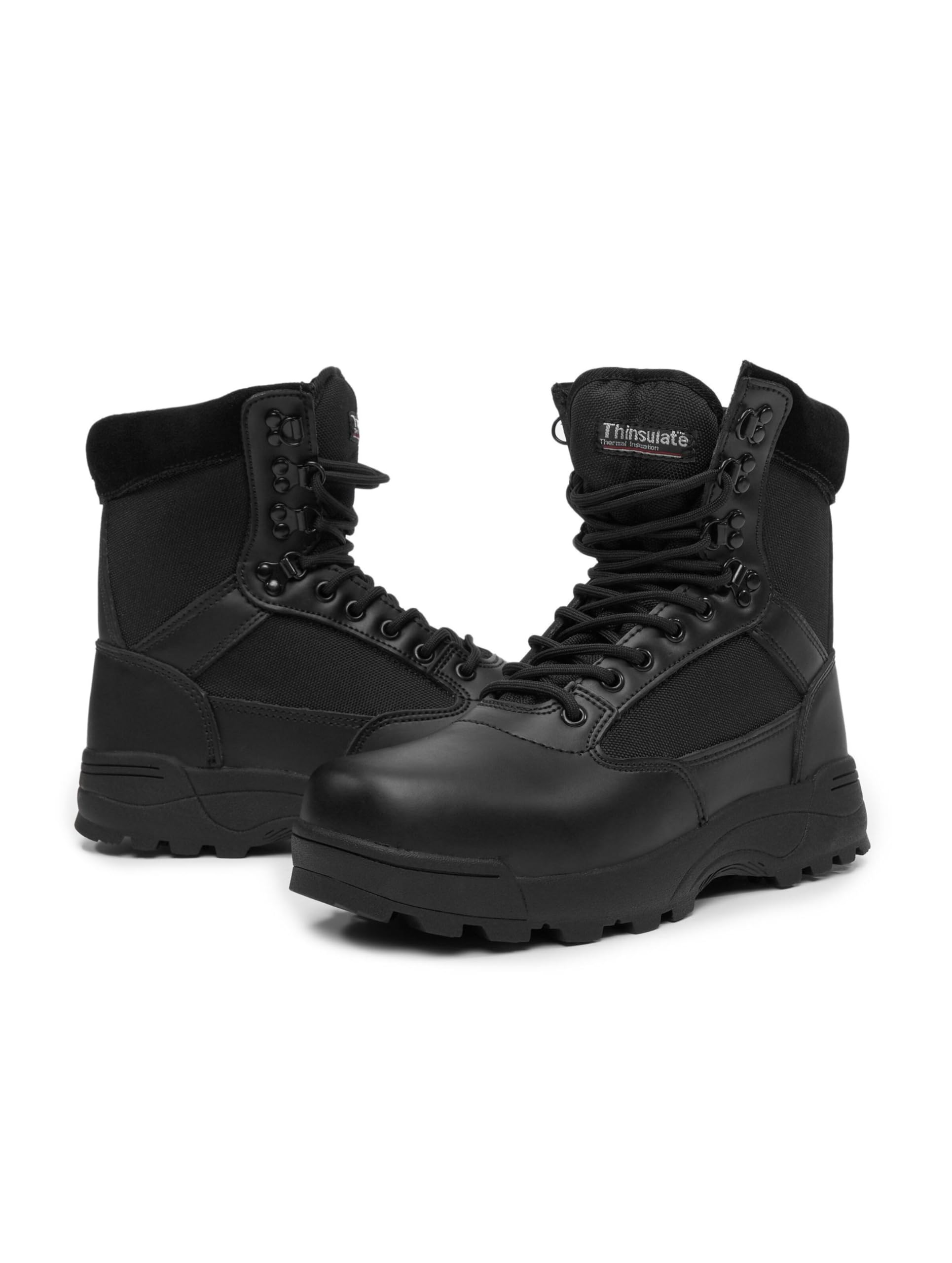 Brandit Tactical Side Zip Boots – Black, Military Combat Footwear