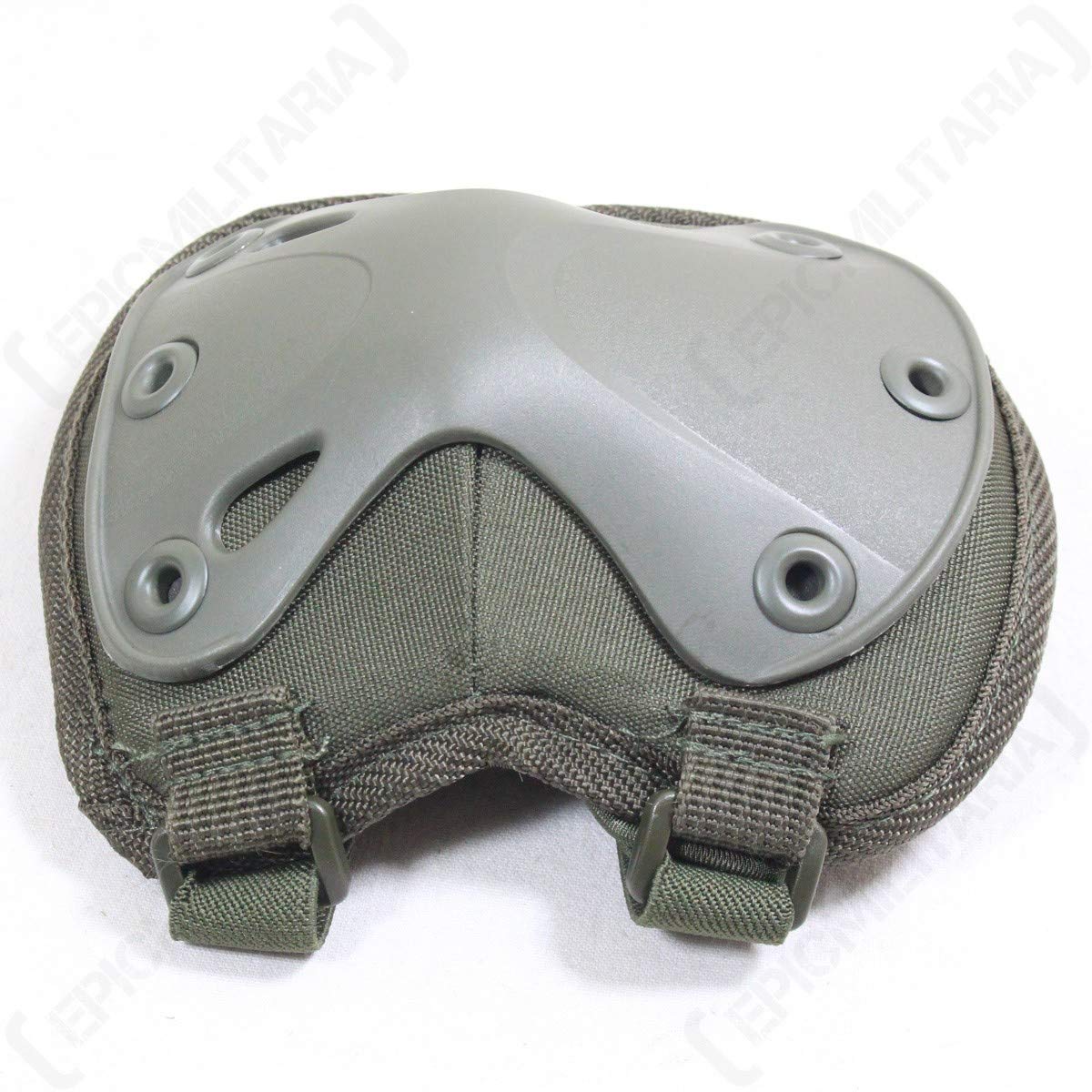 Mil-Tec Angled Elbow Pads – Olive Tactical Protective Gear