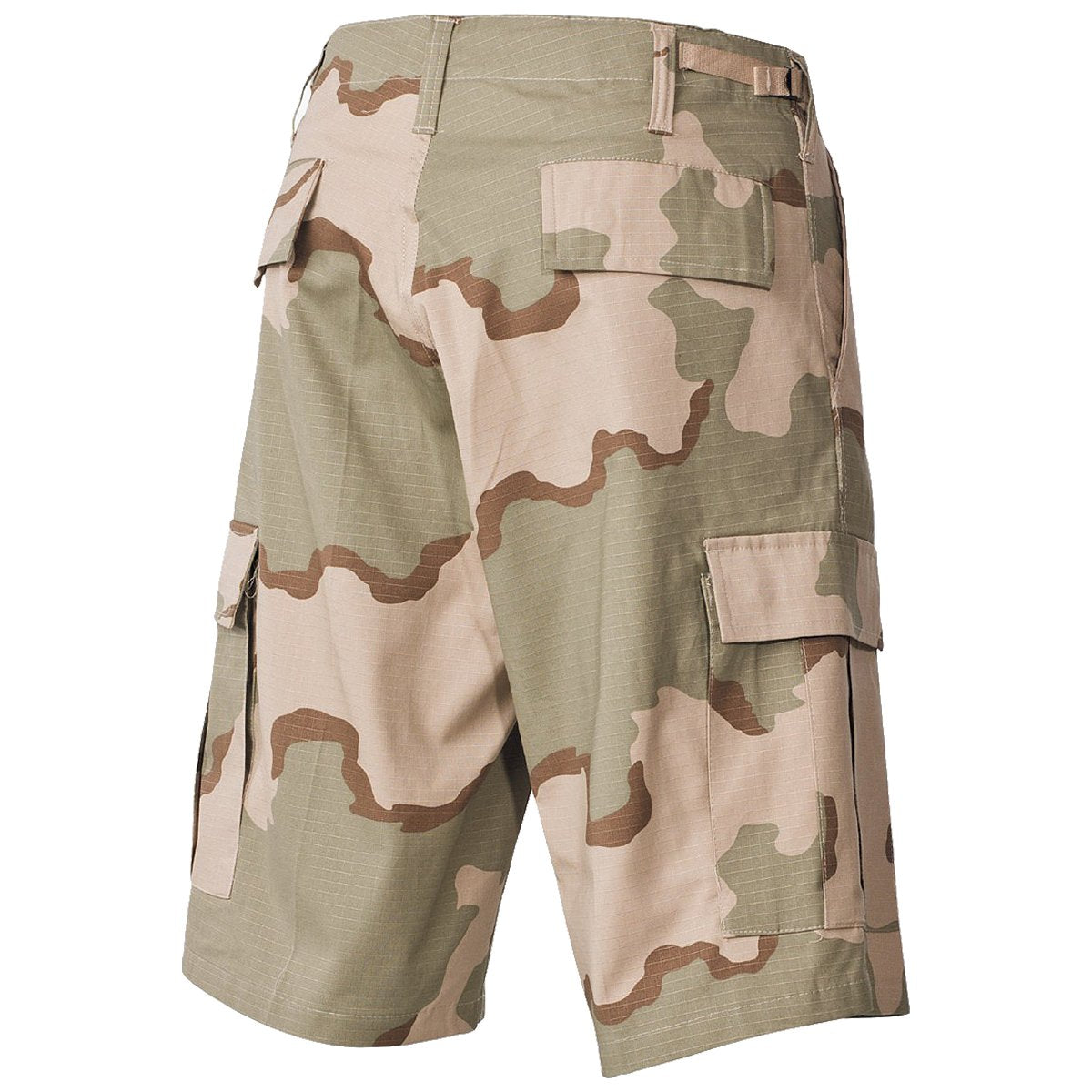 MFH Men's US BDU Bermuda Shorts Ripstop 3-Color Desert Size XL