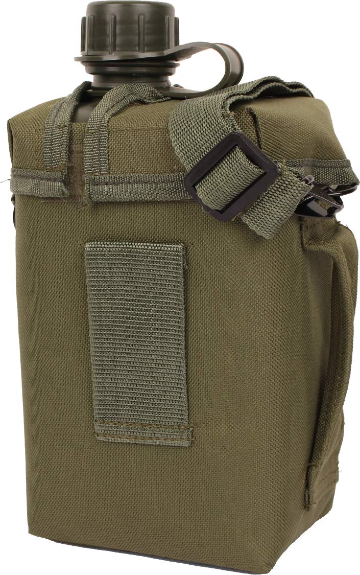 Mil-Tec 2L Patrol Canteen – Water Bottle with Cover & Shoulder Strap