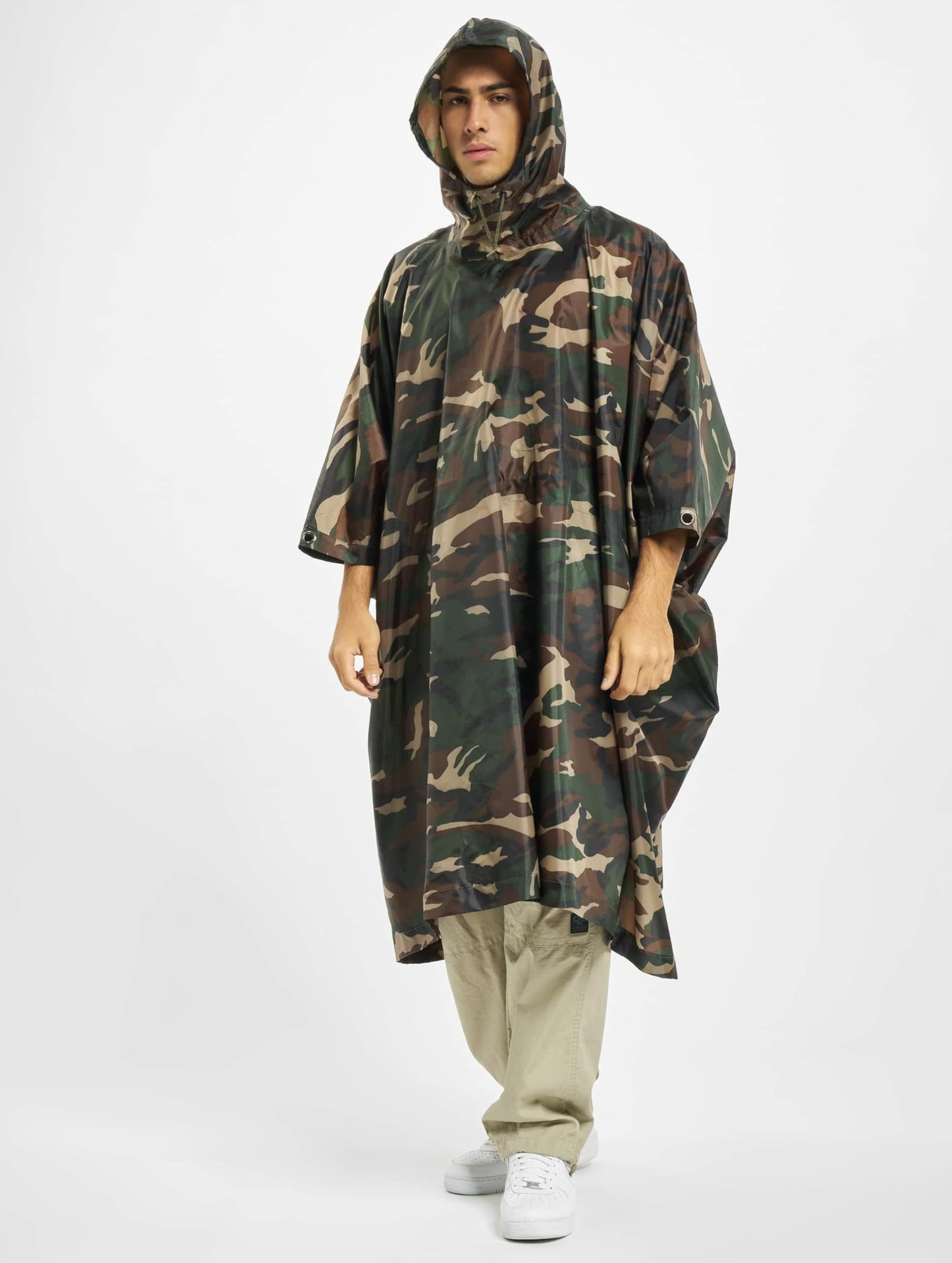 Brandit Unisex Ripstop Rain Poncho – Waterproof Outdoor Survival Jacket