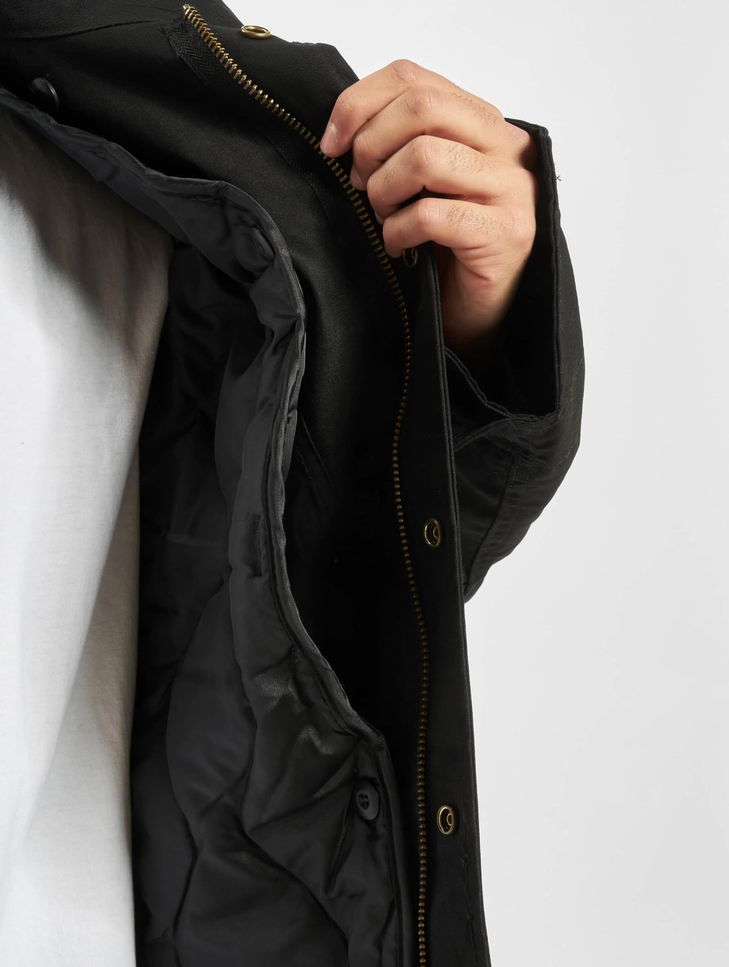 Brandit Individual Wear M-65 Classic Field Jacket for Man - Water-Repellent, with Removable Inner Jacket and Collar Hood