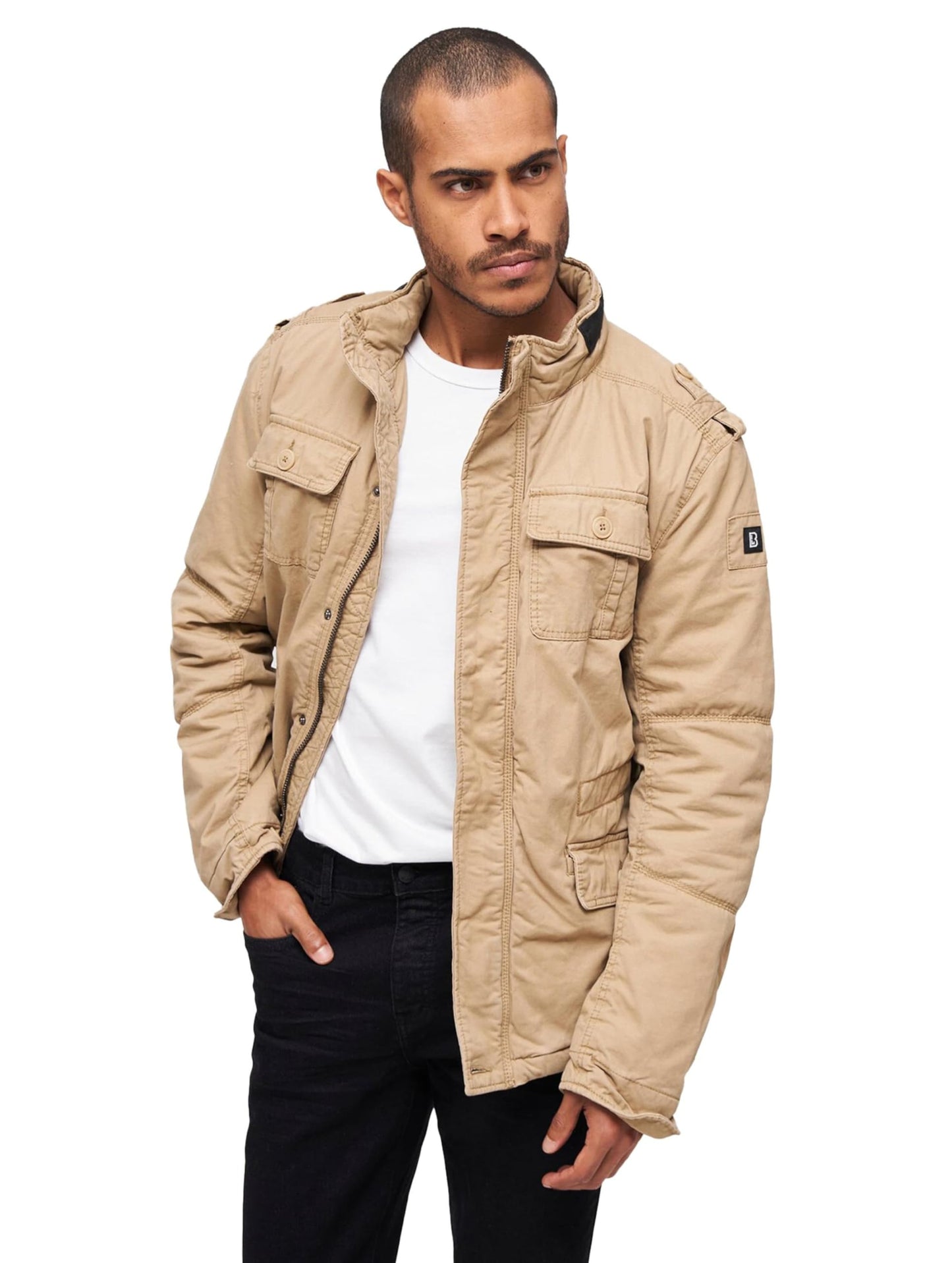 Brandit Britannia Winter Jacket Camel 5XL – Men’s Plus Size Coat