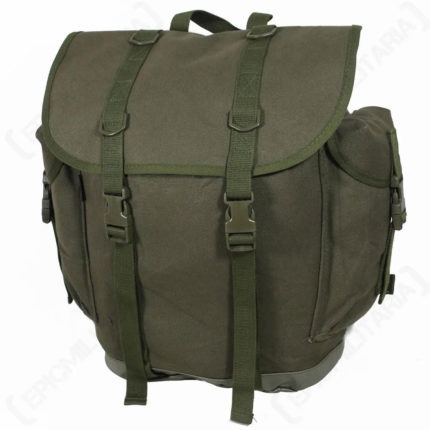 Mil-Tec Unisex Small 25L Olive Drab Mountain Rucksack - Rugged Durable Easy-to-Carry Tactical Outdoor Camping Hiking Backpack with Adjustable Straps & Reinforced Bottom