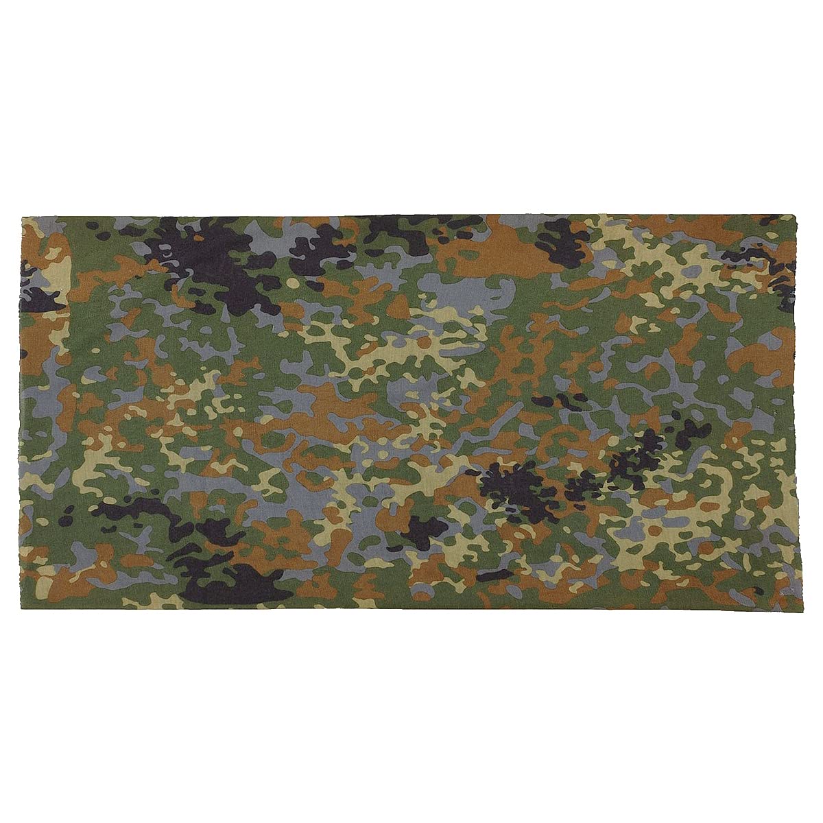 MFH Neck Gaiter – Black Flecktarn Camo Tactical Scarf One Size