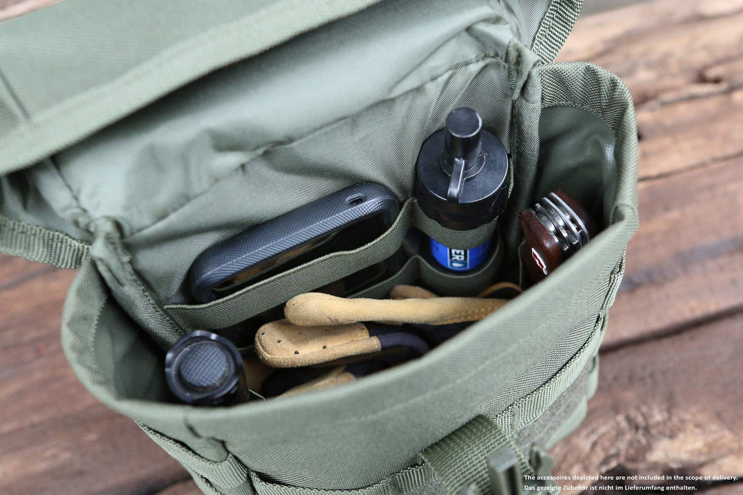Brandit Adult (Unisex) Molle Pouch Fire Small Pocket