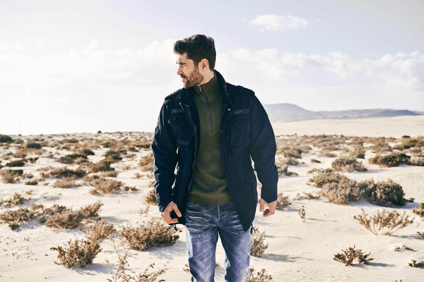 Brandit Men's M-65 Giant Jacket Navy size L