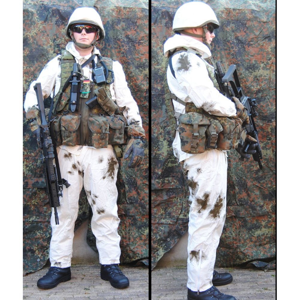 MIL-TEC Cotton Suits - Men's, Snow Camo, Extra Large, 11971000-905