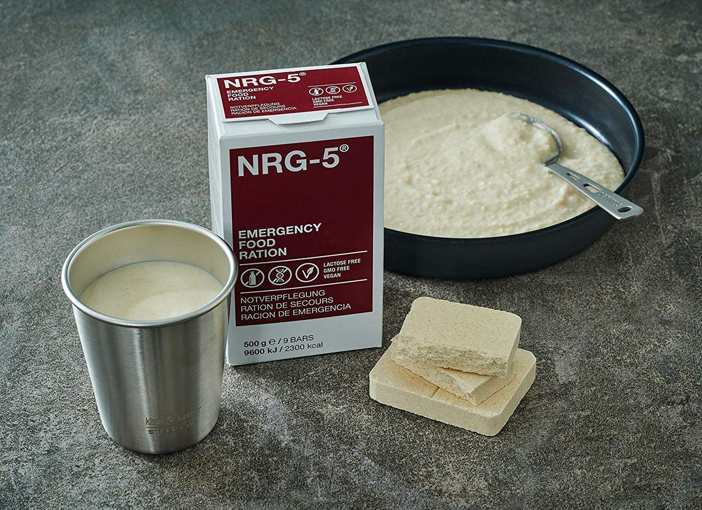 NRG-5 Compact Emergency Food Rations (9 Biscuit Blocks)