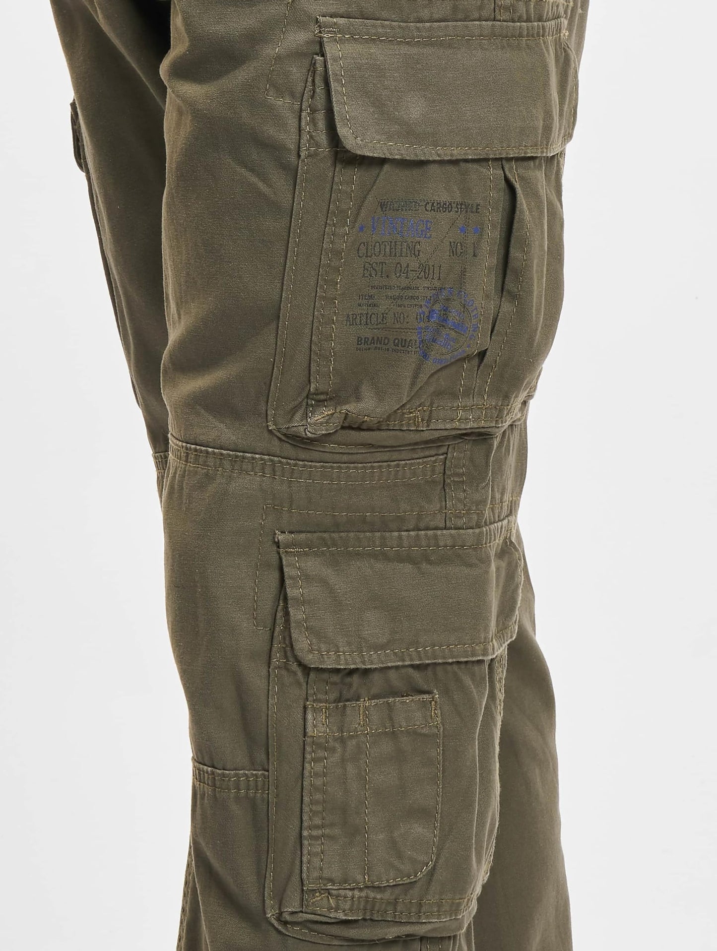Brandit Outdoor Army Cargo Pure Slim-Fit Pants Olive - XL