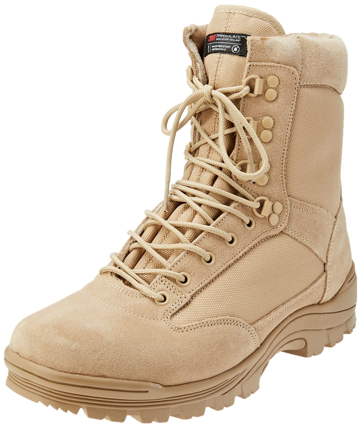 Mil-Tec Tactical Side Zip Boots Khaki Combat Military Size 11 US