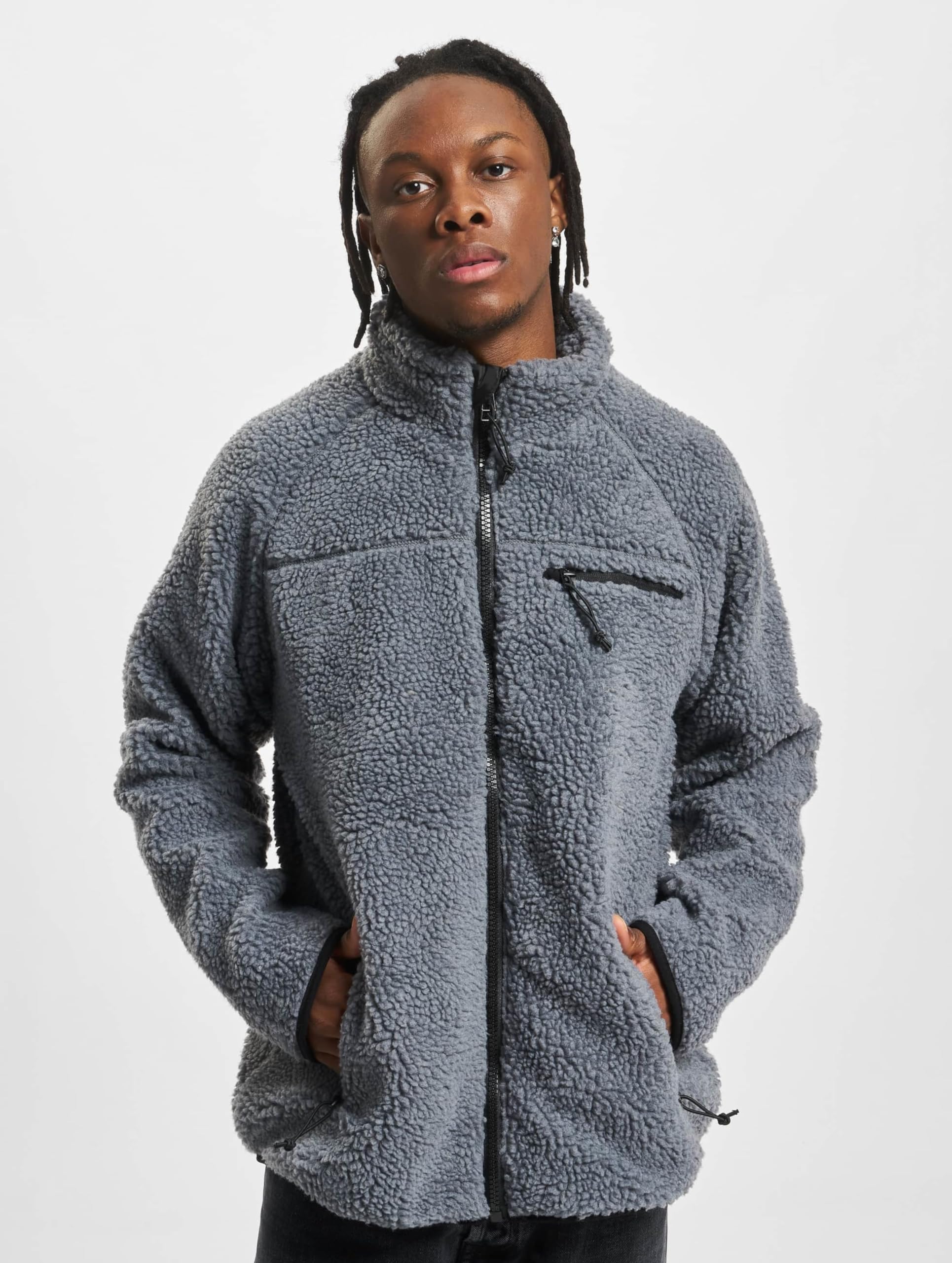 Brandit Men’s Fleece Full Zip Jacket – Warm Lightweight Outdoor Layer