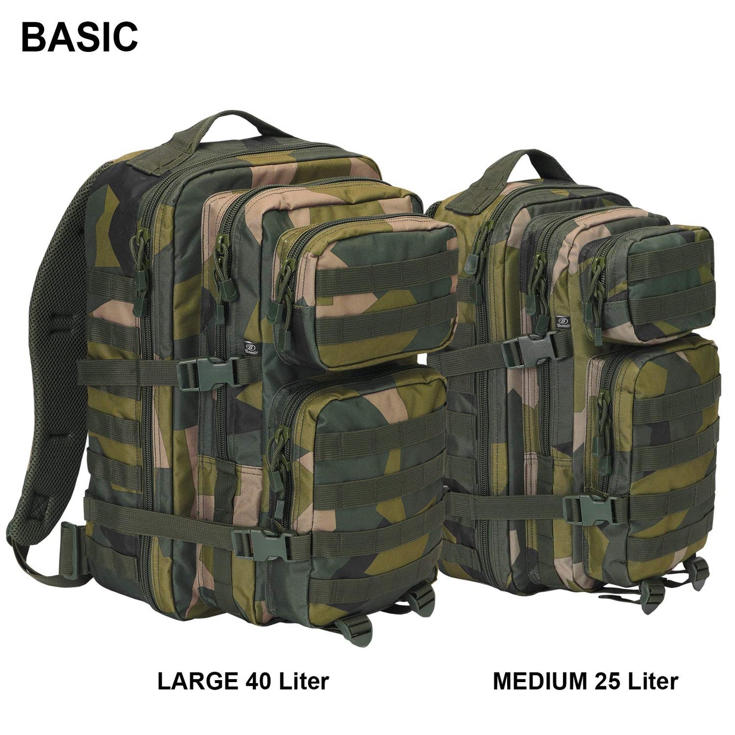 Brandit Men’s Casual Backpack – Multicoloured, One Size, Durable Everyday Bag