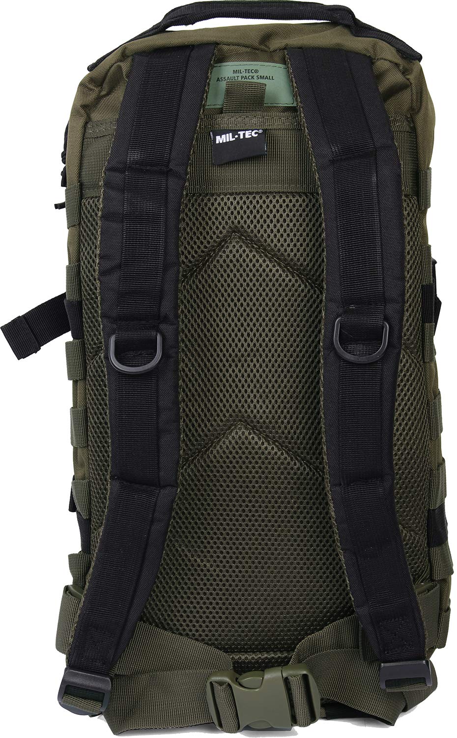Mil-Tec Ranger Assault Pack - Rugged Durable Lightweight Versatile Tactical Outdoor Camping Hiking Backpack with Adjustable Padded Shoulder Straps & MOLLE Loops