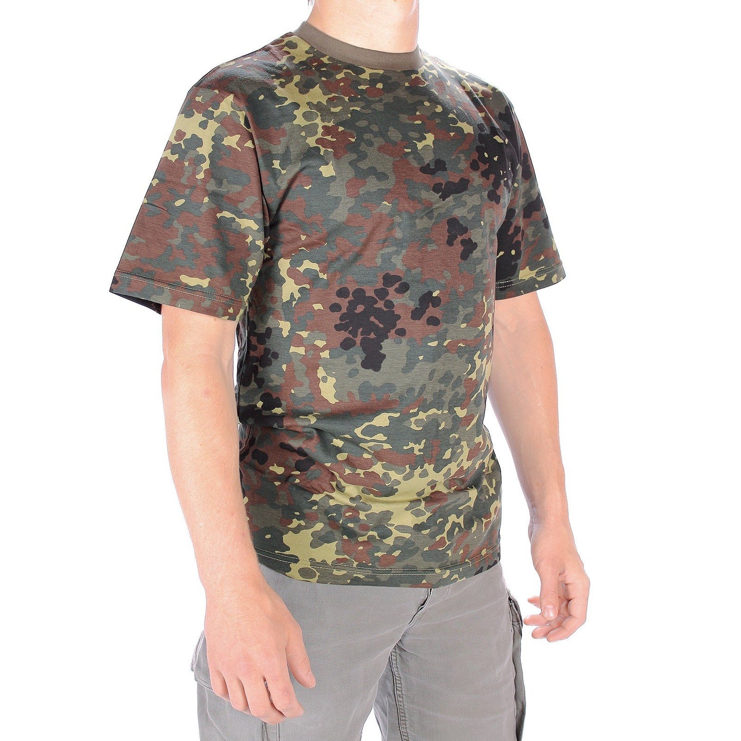 Mil-Tec Camo Crewneck Men's Cotton T-Shirt